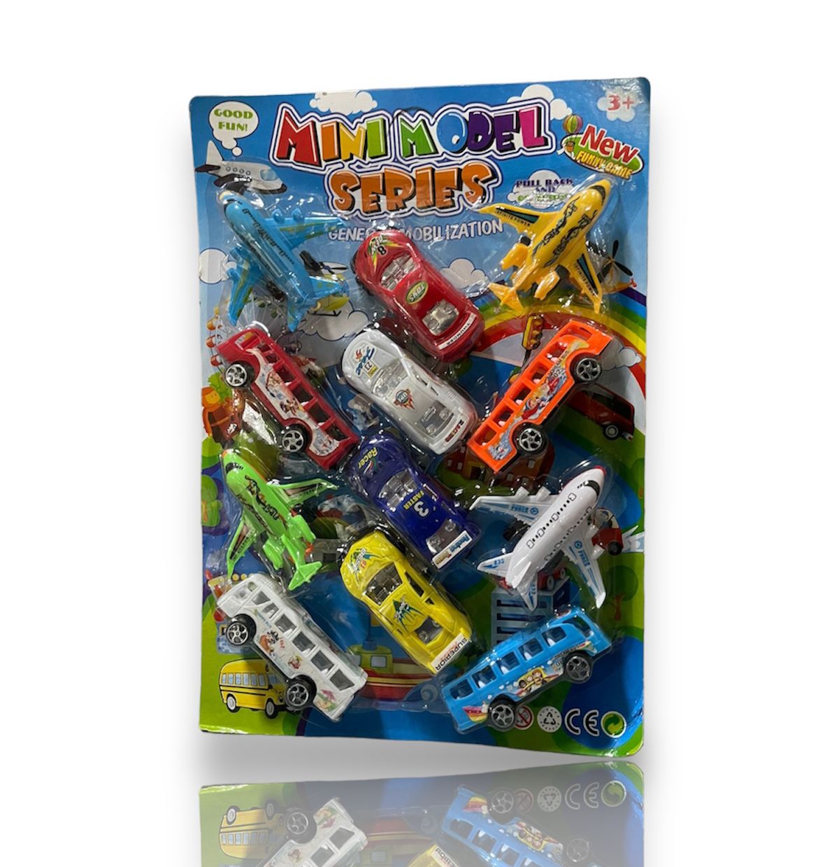 Set De Carritos Con Aviones 